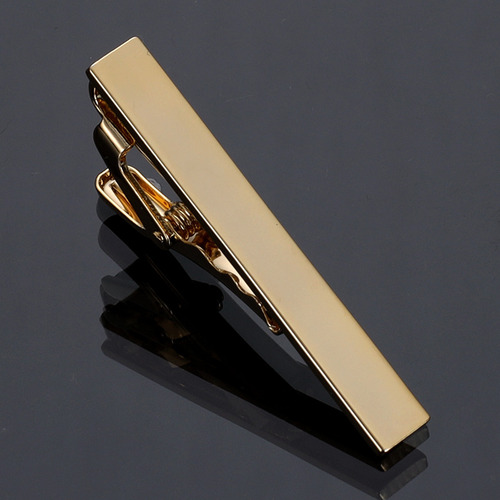 Simple Short Tie Clip Men's Fashion Accessories Copper