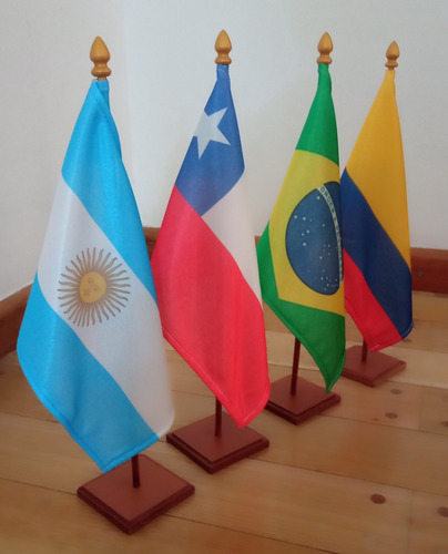 8 Banderas Argentina(3) Chile(2) Colombia(1) Brasil(2)