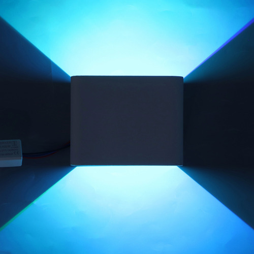 Lámpara De Pared Tipo Candelabro De Aluminio, Luz Led Rgb, R