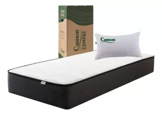 Colchón Cannon Compac Box 1 Plaza 80x190+ 1 Almohada