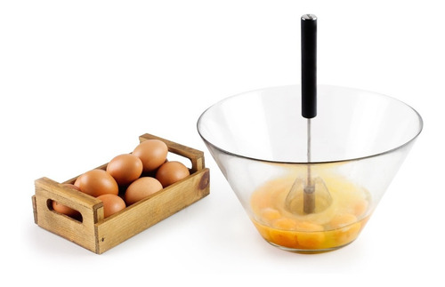 Batidor Cocina Semi-automatico Acero Inoxidable 30 Cm Ibili