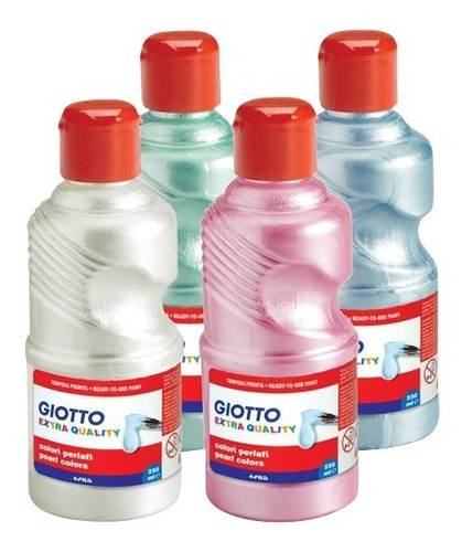 Témpera Giotto Perlada Metal 250ml (precio X Unidad)| Escool