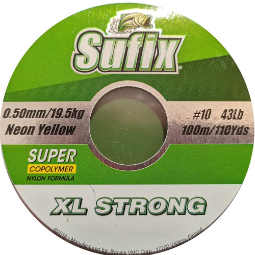 Nylon Tanza Sufix Xl Strong Baja Memoria Monofilamento Pesca