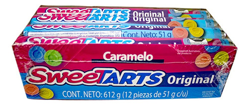 Caramelo Sweetarts Original Tubo 12 Pzas