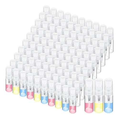 100pcs Mini Botella Spray Botella Vidrio Recargable