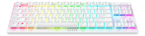 Teclado Gaming Razer Deathstalker V2 Pro Tkl Wireless Blanco