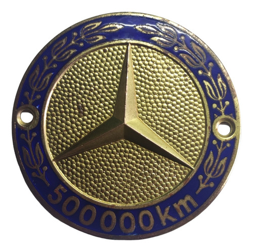 Antigua Insignia Mercedes-benz 500.000 Km Medalla Premio 