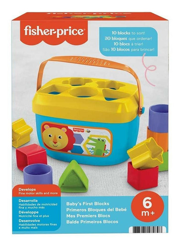 Cubo Primeros Bloques Bebe Fisher Price Juego Didáctico