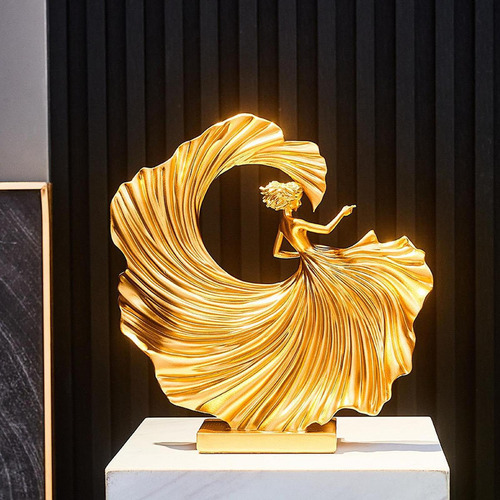 Estatua De Bailarina, Escultura Artística, Adorno De Mesa,