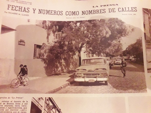 Diario La Prensa Pierre Cardin Calles Buenos Aires 1968