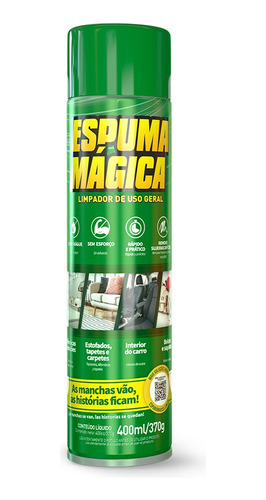 Espuma Mágica Proauto (400 Ml) Limpador À Seco - Uso Geral