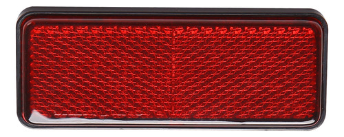 Placa Reflectora Roja Trasera Para Moto, Patinete, Bicicleta