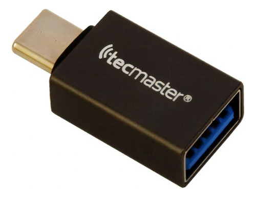 Tecmaster Adaptador Otg Tipo C A Usb-a 3.0 5gbps Color Negro