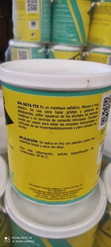 Imagen 4 de 4 de Tapa Gotera Ipa Gota Fix 1/4 Galon