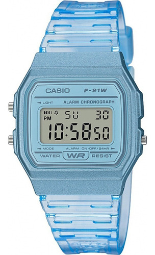 Reloj Casio F-91ws-2cf Digital Crono Alarma Luz Calendario