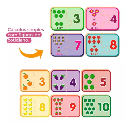 Kit 06 Jogos Educativos Infantil Pedagógico Memória Alfabeto