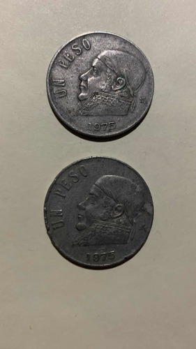 Moneda De 1 Peso Jose Maria Morelos De 1975 C/u.