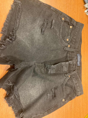 Short Jens Negro Mujer  8r Aeropostale ( 38 Cm Cintura )