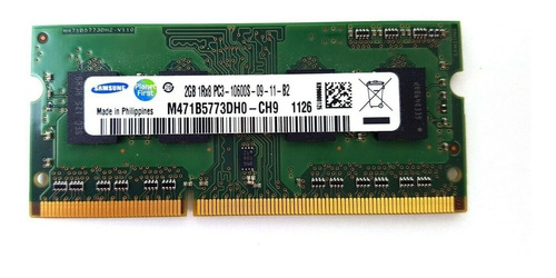 Memoria Ram Laptop Ddr3 2gb Pc3-10600s 1333mhz Varias Marcas