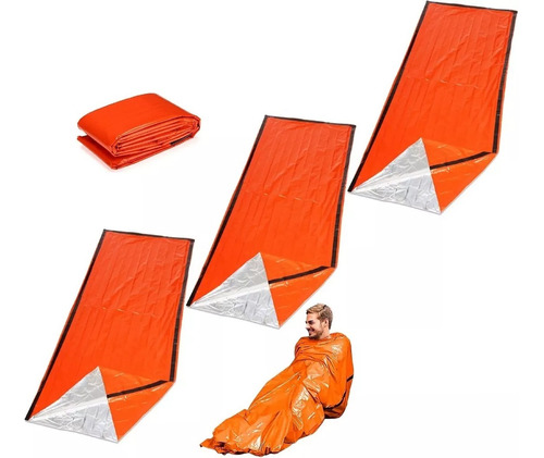 3 Saco Dormir Impermeable Portatil Reutilizable Manta Campin