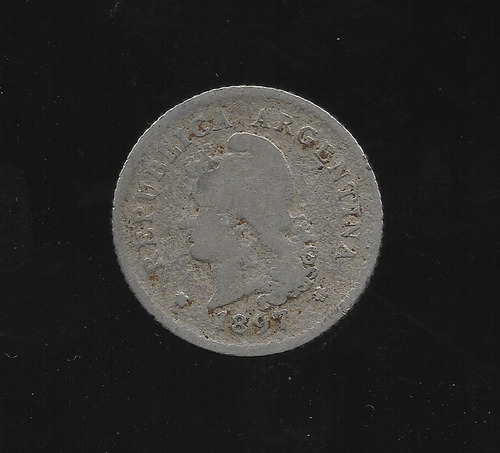 Ltc514. Moneda Nacional De 10 Centavos De 1897.