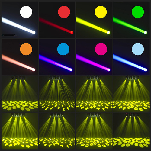 Prisma De Luces De Escenario Con Barra De Luces Giratoria, F