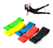 Comprar Set 5 Bandas Elástica Resistencia Ejercicio Pilates Crossfit