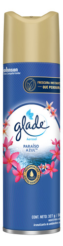 Desodorante De Ambientes Glade Aerosol Paraíso Azul 360ml