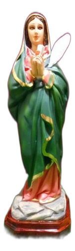 Santa Apolonia, Figura De Resina, 30x9x9cm