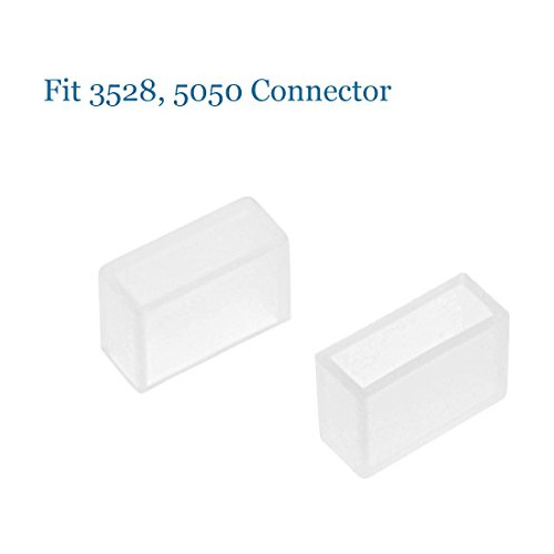 Tapn Silicona Led 5050 10mm Blanco
