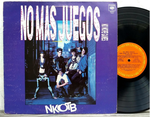 New Kids On The Block - No Mas Juegos - Lp Vinilo Año 1990