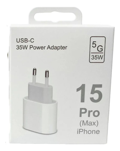 Fonte Turbo Carregador 35w P/ iPhone 15 15pro 15pro Max
