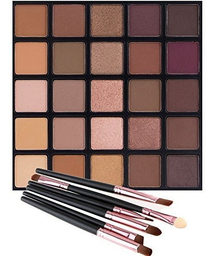 Paleta De Sombras De Ojos Mate Y Brillante, Vodisa 25 Sombra