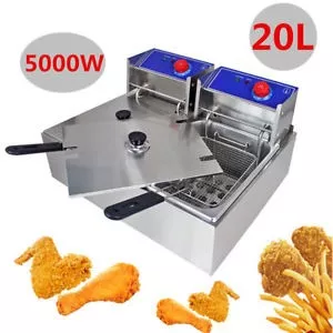 Freidora Electrica 8 Litros Papa Frita Pollo Broaster Acero