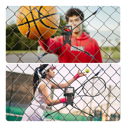 Net Chain Link Action Camera Fence Mount Compatible Con...