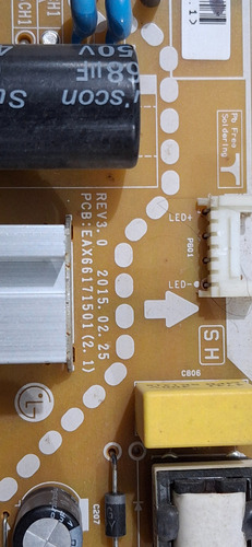 Fuente Y Leds De Pantalla Lg Mod 32lf595b-ub (Usado)