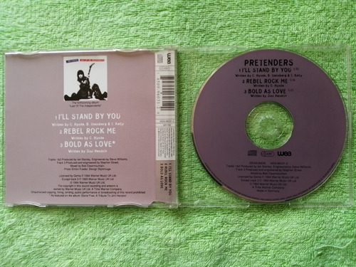 Eam Cd Maxi Single The Pretenders I'll Stand By You 1994 Wea