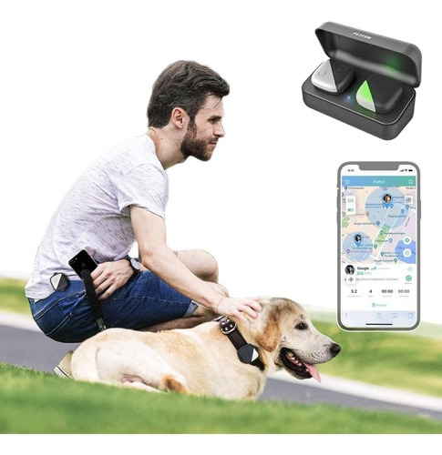 Petfon Rastreador Gps Para Mascotas, Sin Tarifa Mensual, Con