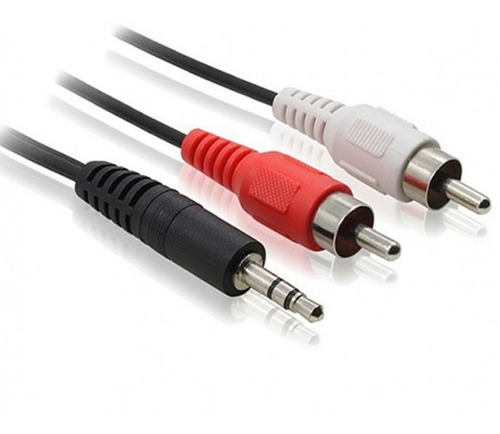 Cable De Audio De 5 Metros Rca 2x1 Jack 3.5