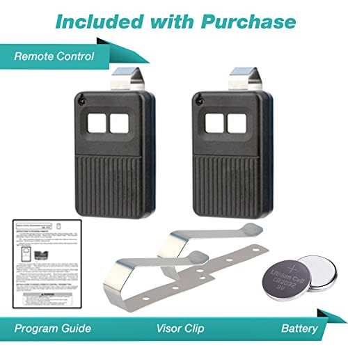 2 Controles Remotos Para Linear Dtc Delta 3 Dnt00017a 310-mh