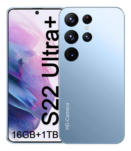 S22 Ultra Teléfono Android 16gb+1tb 4g Smartphone Azul A 1