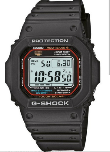 Casio Solar Gshock Gwm5610 ñ Dw5600, Frogman, Mudmaster, color de correa negro, bisel, color de fondo negro, color negro