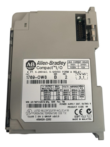 Allen Bradley 1769-ow8 Modulo Plc Compaclogix