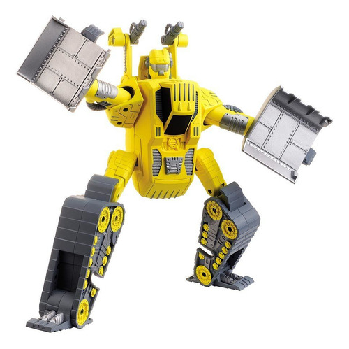 Muñeco Robot Grua Excavadora 26cm Converters Transformer