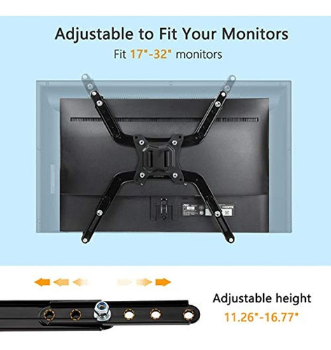 Imagen 5 de 7 de Kit Adaptador De Montaje Universal Para Pantallas De 17 A 32