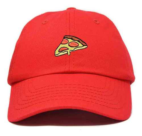 Gorra De Béisbol En Rojo Pizza Slice Hat De Dalix