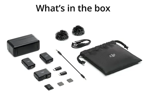 Micrófono Lavalier Inalámbrico Dji Mic (2 Tx + 1 Rx), Rango