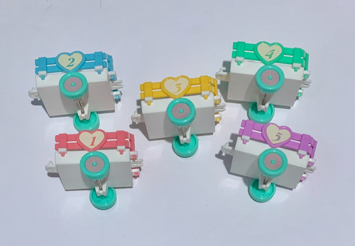 Muñecas Miniatura Ensueño Quints Vagoncitos Para 5 90's (Usado)