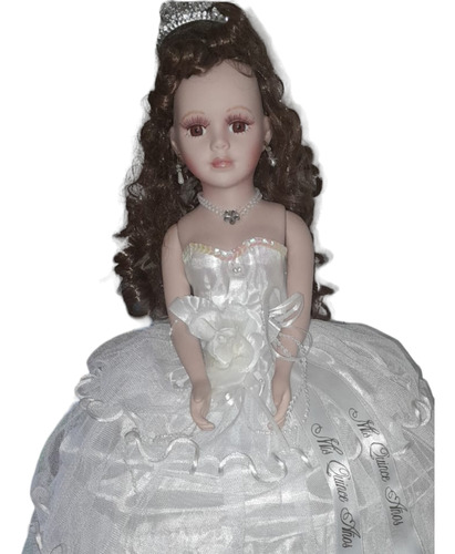 Muñeca Quinceañera De Porcelana 