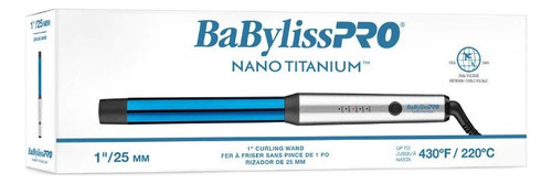 Barril Azul Babyliss Pro Nano Titanium 1  Doble Voltaje